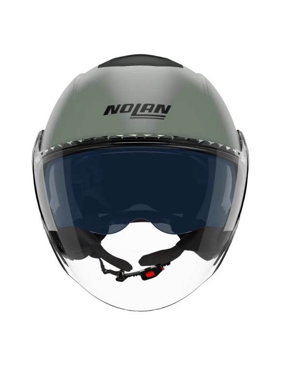 Casque Moto Jet Nolan N20-2 Visor Classique Nobile 337 Vert Mat - 3