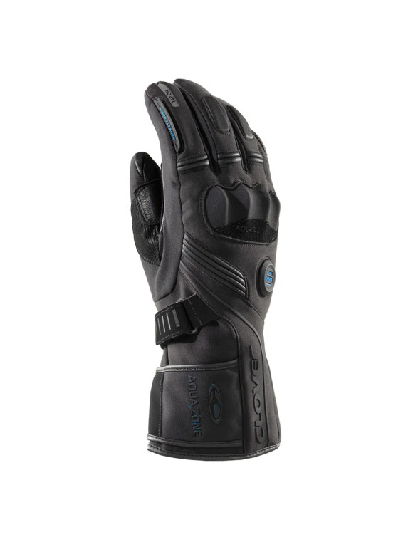 Men's Clover Polar-2 WP Motorcycle Gloves Black - 1 Men's Clover Polar-2 WP Motorcycle Gloves Black - 1