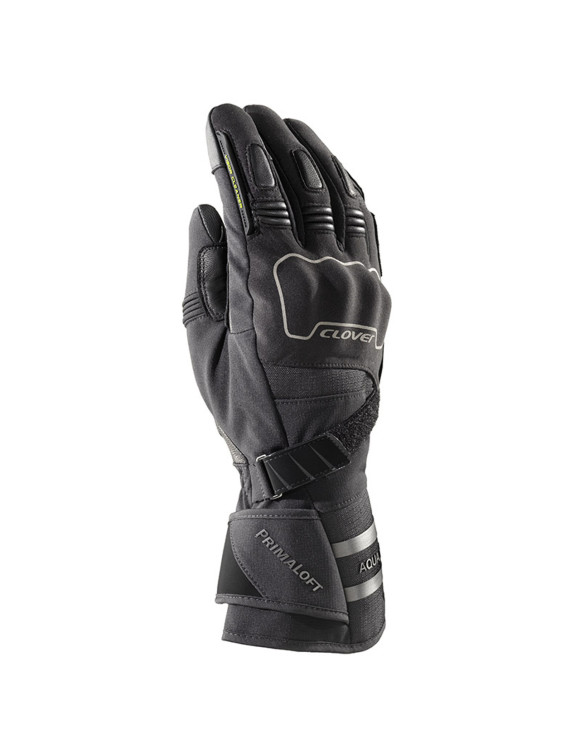 Men's Clover Sierra-2 WP Motorcycle Gloves Black - 1