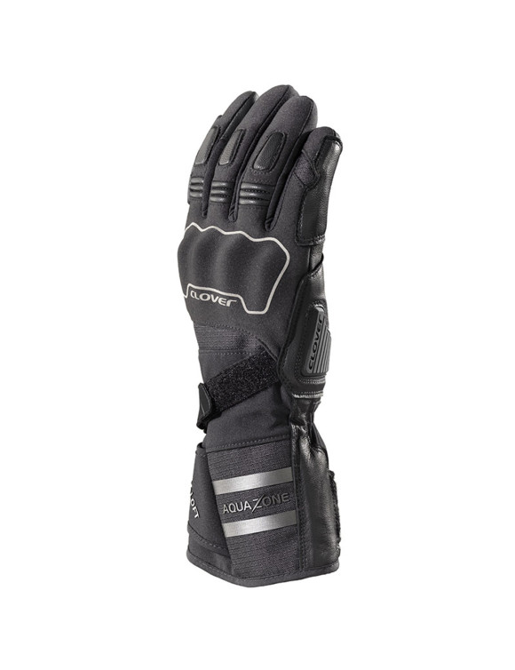 Guantes Moto Hombre Clover Sierra-2 WP Negro - 2