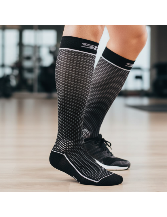 Chaussettes longues Sous-vêtements techniques unisexes Six2 Carbon 600-879 - 2 Chaussettes longues Sous-vêtements techniques unisexes Six2 Carbon 600-879 - 2