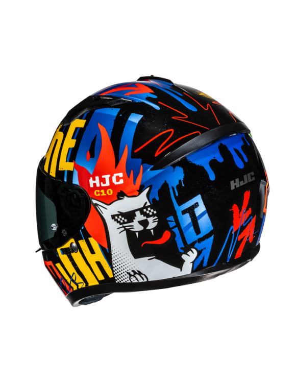 HJC C10 Fop MC23 Black/Yellow Full Face Motorcycle Helmet - 3 HJC C10 Fop MC23 Black/Yellow Full Face Motorcycle Helmet - 3