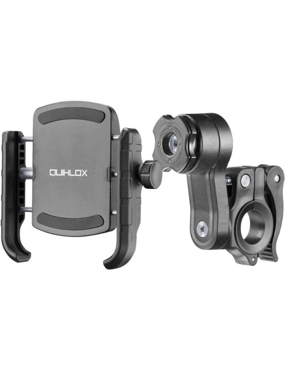 Kit Supporto Manubrio Moto Universale Quiklox con Custodia CRAB - 1