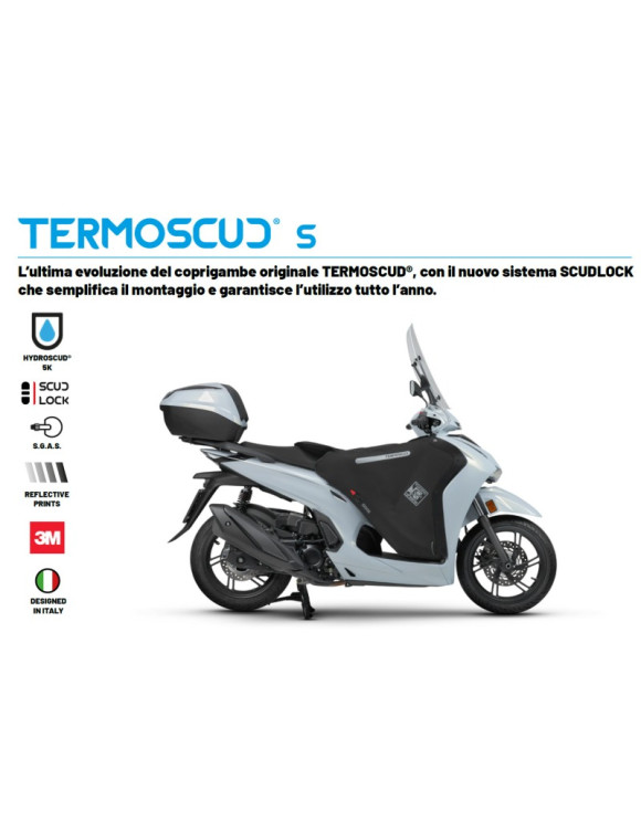Tablier Scooter Tucano Urbano Termoscud® S R254S pour Yamaha NMAX 125 - 8