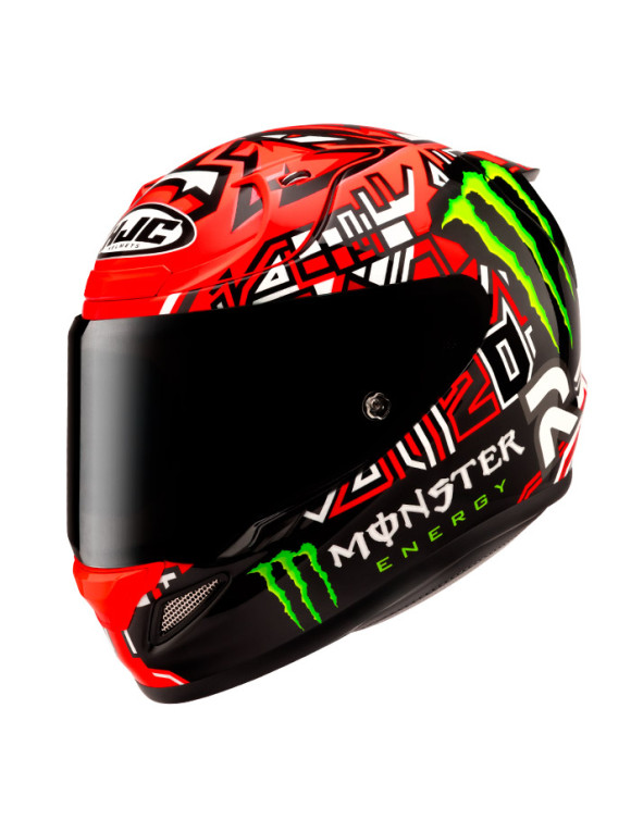 Casco de Moto Integral HJC RPHA12 Quartararo Replica II MC1 Negro/Rojo - 1