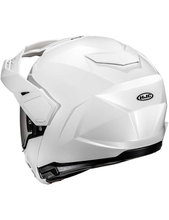 HJC I80 Solid Perlweiß Glanz Modular-Motorradhelm - 3