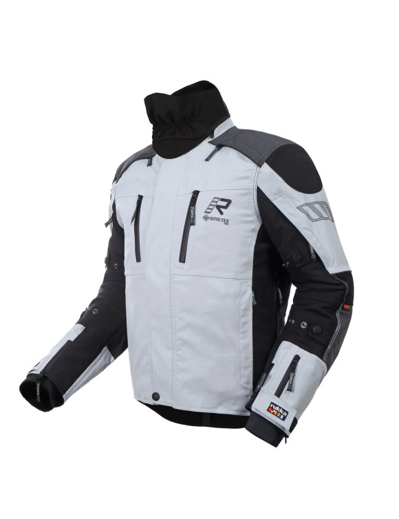 Rukka Flexo-R Light Grey/Black Men's Touring Motorcycle Jacket - 1