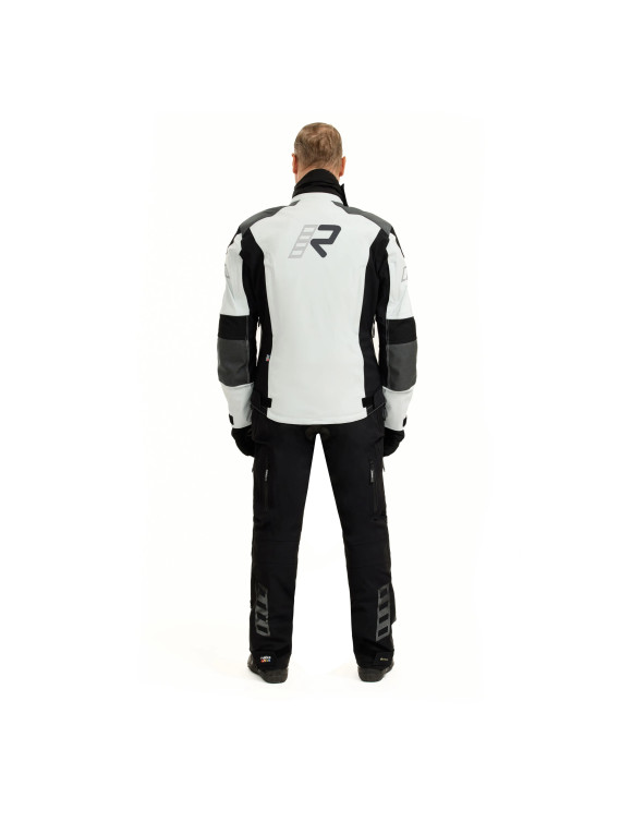 Rukka Flexo-R Light Grey/Black Men's Touring Motorcycle Jacket - 5