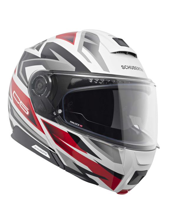 Casco Moto Modulare Schuberth C5 Zenith Red Lucido - 4 Casco Moto Modulare Schuberth C5 Zenith Red Lucido - 4