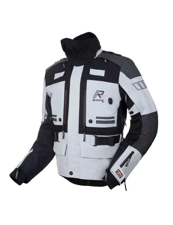 Veste Moto Touring Homme Rukka TitanTrail-R Noir/Gris Clair - 1