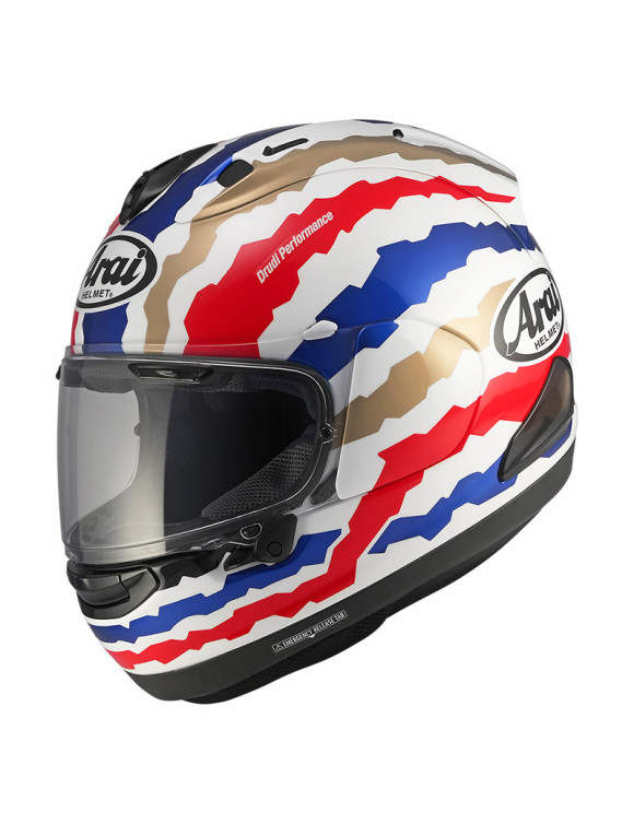 Arai RX-7 V EVO Doohan Jubilee Glänzender Integral-Motorradhelm - 1 Arai RX-7 V EVO Doohan Jubilee Glänzender Integral-Motorradhelm - 1