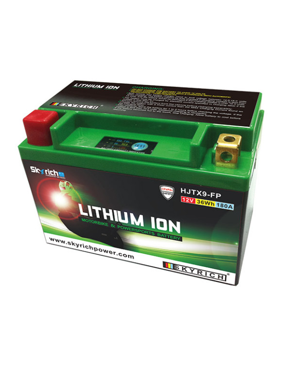 Skyritch hjtx9-fp Lithium-Motorradbatterie 12 V 36 Wh 180 A einsatzbereit - 1 Skyritch hjtx9-fp Lithium-Motorradbatterie 12 V 36 Wh 180 A einsatzbereit - 1