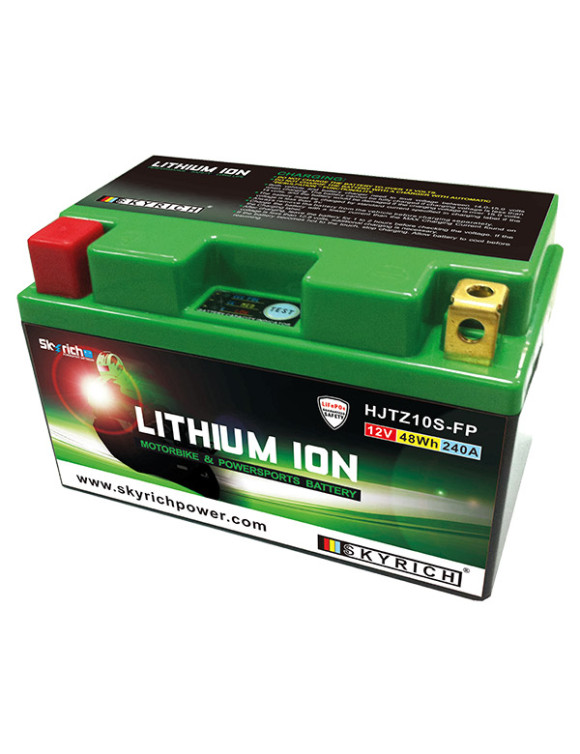 Skyritch HJTZ10S-FP 12V, 48Wh, 240A Lithium-Motorradbatterie, sofort einsatzbereit - 1