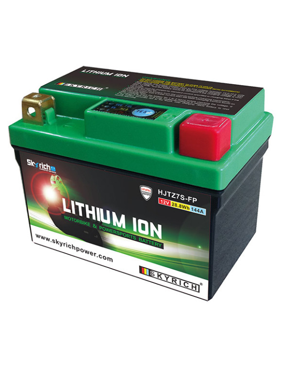 Batterie moto lithium 12V,28,8Wh,144A HJTZ7S-FP SKYRITCH prêt à l'emploi - 1 Batterie moto lithium 12V,28,8Wh,144A HJTZ7S-FP SKYRITCH prêt à l'emploi - 1