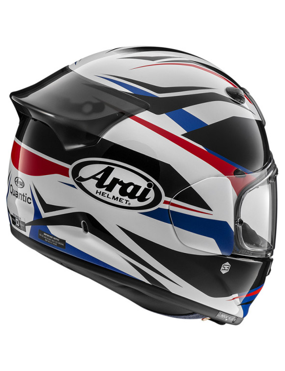 Casco Moto Integrale Arai Quantic Ray White Lucido AR3115RW - 2 Casco Moto Integrale Arai Quantic Ray White Lucido AR3115RW - 2