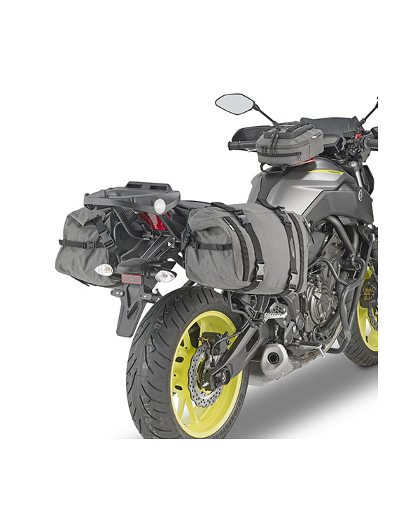 Par Alforjas Laterales Kappa RA316 Canvas Gris Impermeables - 2