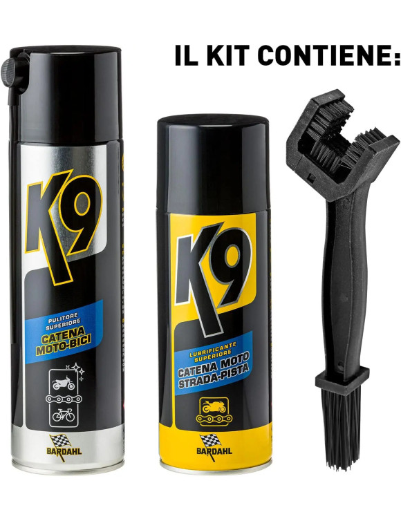 Kit Mantenimiento Cadena Bardahl K9 657060 Line Moto Carretera Pista - 2 Kit Mantenimiento Cadena Bardahl K9 657060 Line Moto Carretera Pista - 2