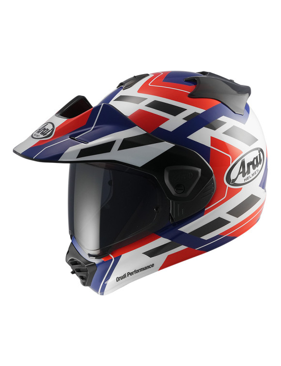 Casque Moto Intégral Arai Tour-X 5 Match Multi Rouge/Bleu Mat - 1