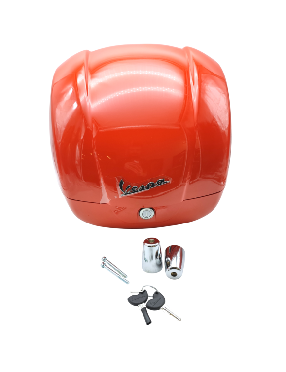 Originaler Oranger Topcase CM328308 für Vespa GTS 125-310 / GTV 310 - 1 Originaler Oranger Topcase CM328308 für Vespa GTS 125-310 / GTV 310 - 1