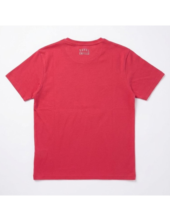 Royal Enfield 1901 RE Herren-T-Shirt Rot - 2