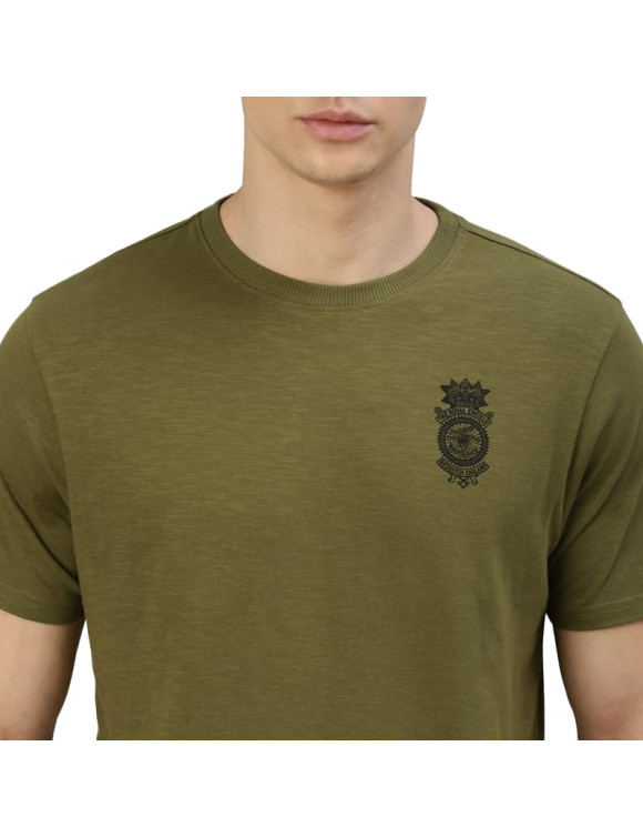 Camiseta de Hombre Royal Enfield Motor Bicycle Oliva - 3