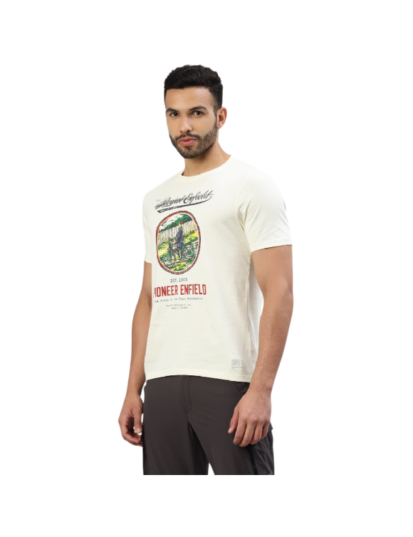 Camiseta de Hombre Royal Enfield Pioneer Blanca - 2