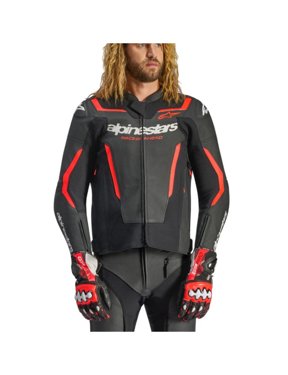 Giacca Moto da Uomo Alpinestars GP Force V2 Black/Fluo Red - 6 Giacca Moto da Uomo Alpinestars GP Force V2 Black/Fluo Red - 6
