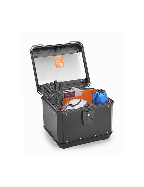 Kappa KMX500B K’METROBOX Monolock 50 Liters Top Case Matte Black - 2 Kappa KMX500B K’METROBOX Monolock 50 Liters Top Case Matte Black - 2