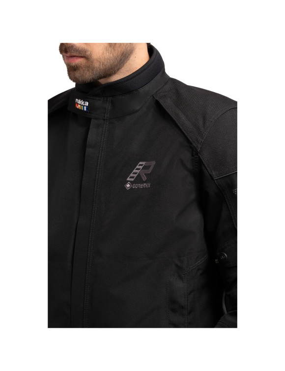 Giacca Moto da Uomo Adventure Rukka R-ex Black - 4