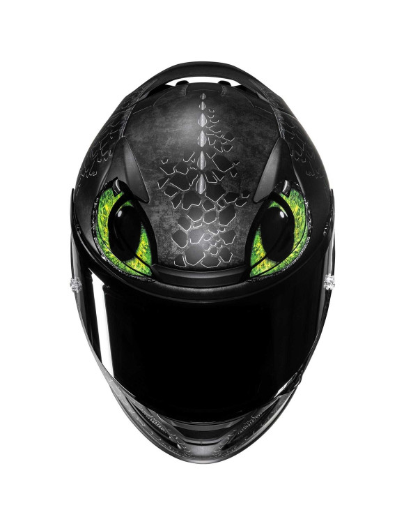 HJC RPHA12 Toothless Universal Integral-Motorradhelm - Black - 4