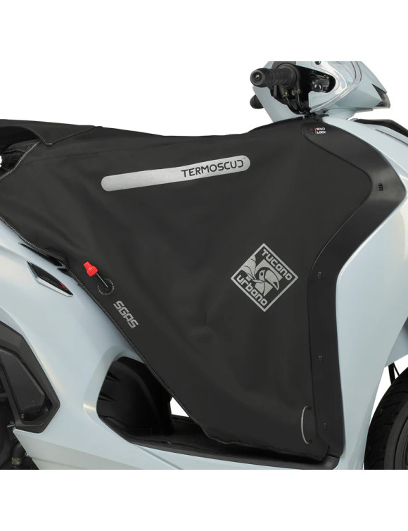 Tucano Urbano r157 N Termos Cud de legcover with Screws, Noir, Unique Taille