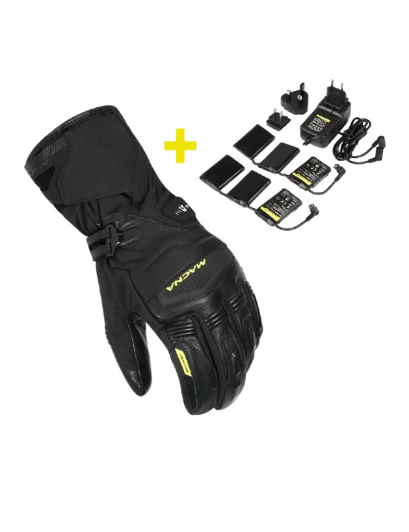 Macna Azra RTX Black 1906656 Men's Winter Battery Heated Gloves Kit - 1 Macna Azra RTX Black 1906656 Men's Winter Battery Heated Gloves Kit - 1