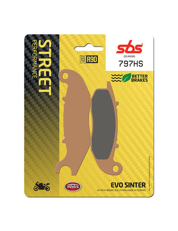 SBS 797HS Brake Pads – Sintered Compound (Front) - 1