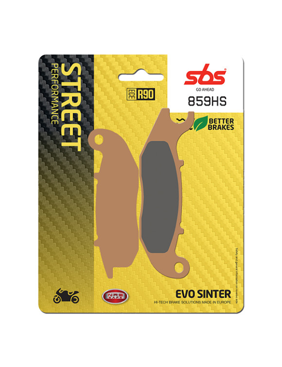 SBS 859HS Brake Pads Pair – Sintered Compound (Front) - 1