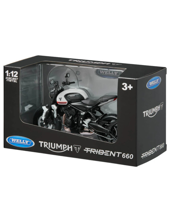 Triumph Trident 660 Modellmotorrad – Maßstab 1:12 (Welly) - 1