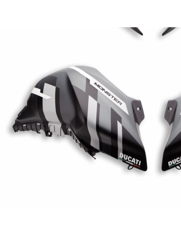 Kit carénages personnalisés GP - Ducati Monster - Gris | 97181011AC - 2 Kit carénages personnalisés GP - Ducati Monster - Gris | 97181011AC - 2