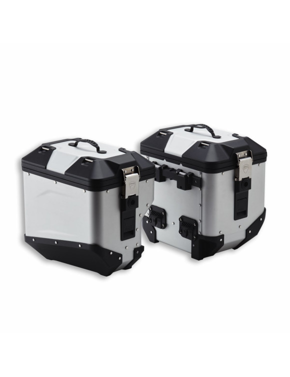 OEM Aluminum Side Panniers Set 96781732AA Ducati Multistrada V2-V4 / Desert X - 1
