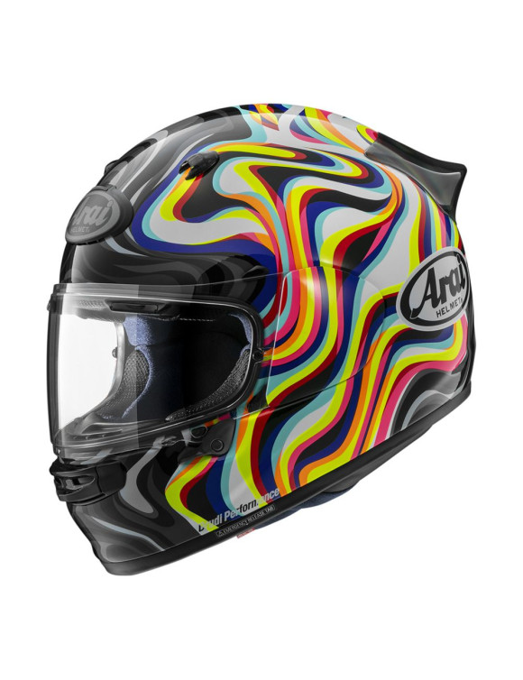 Casco de Moto Integral Arai Quantic Swirl White Brillante - 1