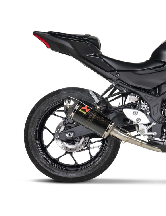 Sistema de escape completo Akrapovič Racing Line de carbono S-Y3R3-APC para Yamaha MT-03 / YZF-R3 - 2