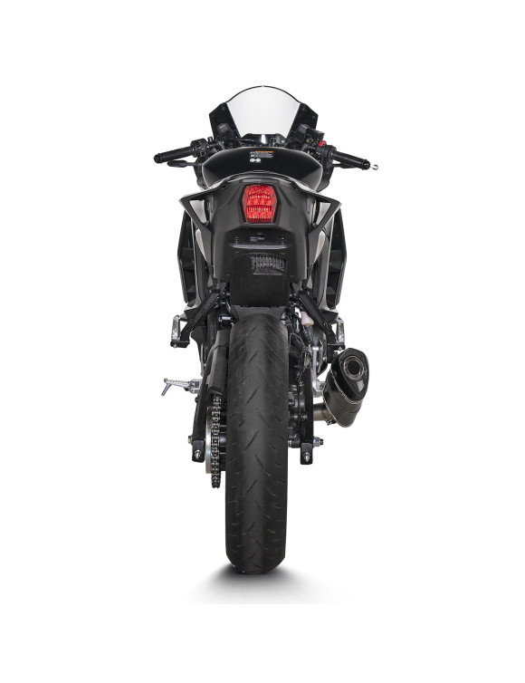 Sistema de escape completo Akrapovič Racing Line de carbono S-Y3R3-APC para Yamaha MT-03 / YZF-R3 - 4