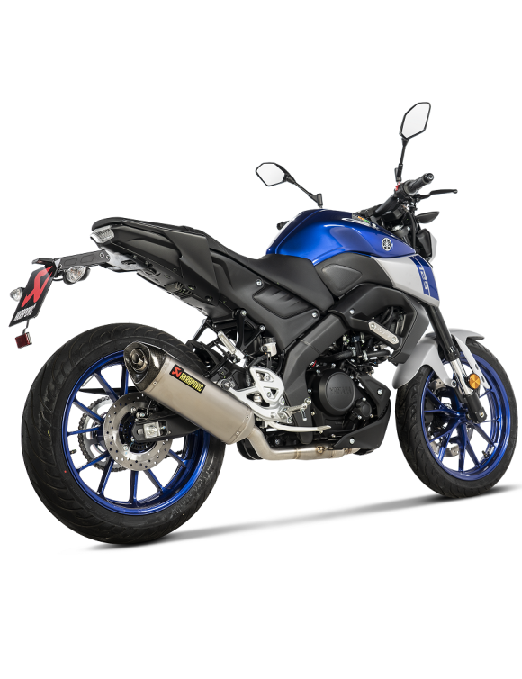 Akrapovič Racing Line (Titanium) Full Exhaust System for Yamaha MT-125 / YZF-R125 | S-Y125R11-HZT - 4