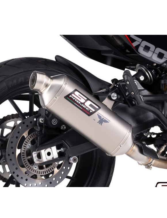 Silenziatore SC-Project Rally Raid Titanium - Moto Morini X-Cape 700 (2025-2026) - 1