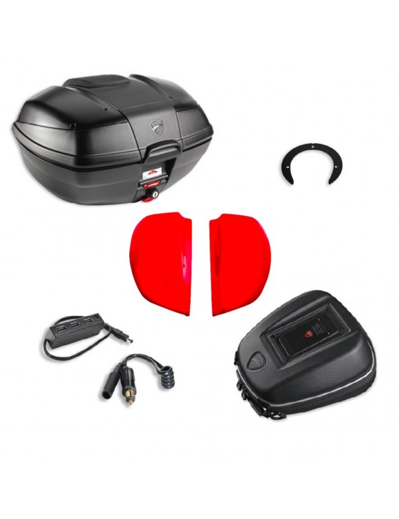 Accessories Kit Ducati Urban Pack Cover Red Multistrada 950 1200 1260 97980042C