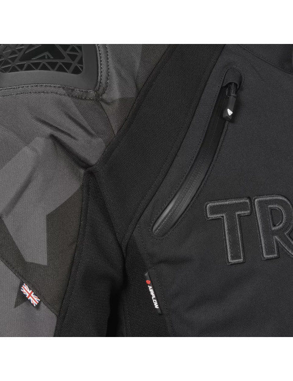 Blouson Moto Homme Triumph Triple Tri Tech - Noir