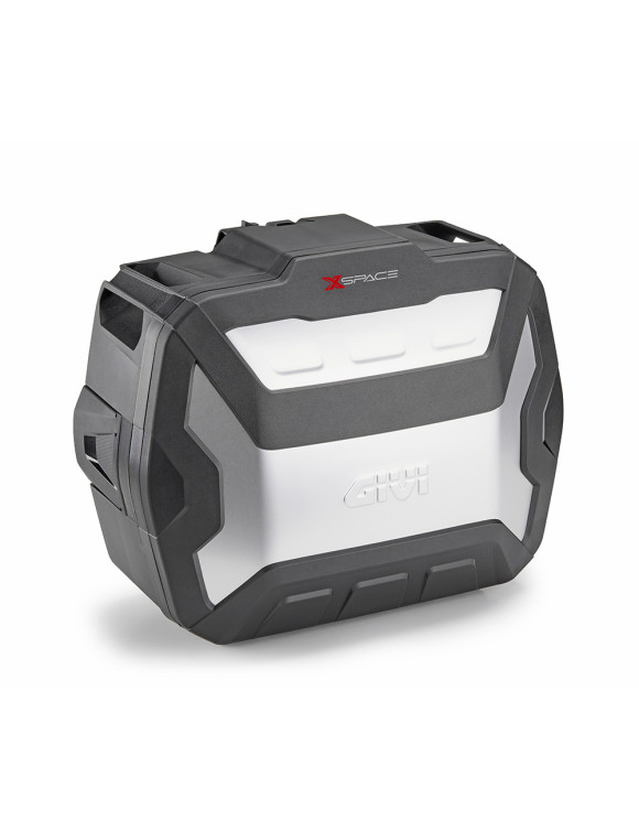 Valise extensible Monokey Givi XP01AAA XSpace noire avec couvercle en aluminium