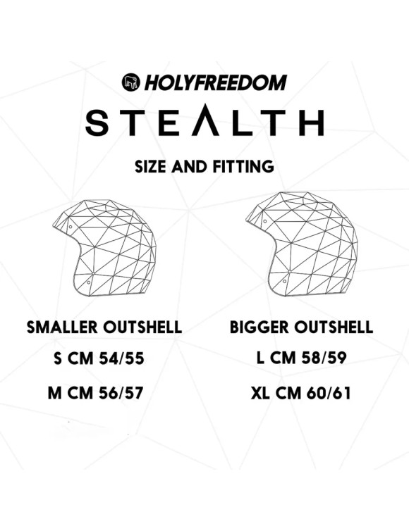 Casco de Moto Jet Holyfreedom Stealth Black Diamond Brillo - 4 Casco de Moto Jet Holyfreedom Stealth Black Diamond Brillo - 4