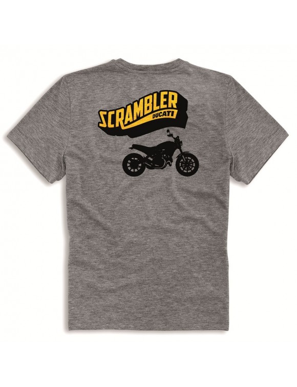 T-Shirt Ducati Big Banner Scrambler Cotone e Poliestere 98769181 - 2