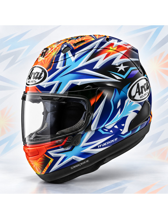 Casco Moto Integrale Arai RX-7V EVO Okamoto Compass Black/Orange Lucido - 1 Casco Moto Integrale Arai RX-7V EVO Okamoto Compass Black/Orange Lucido - 1