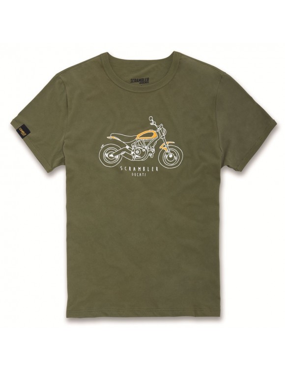 T-Shirt Ducati Heritage Scrambler 100% Cotone 98769176 - 1