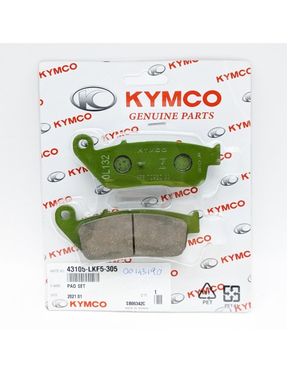 back brake pads 43105-LKF5-305 KYMCO XCITING 400i